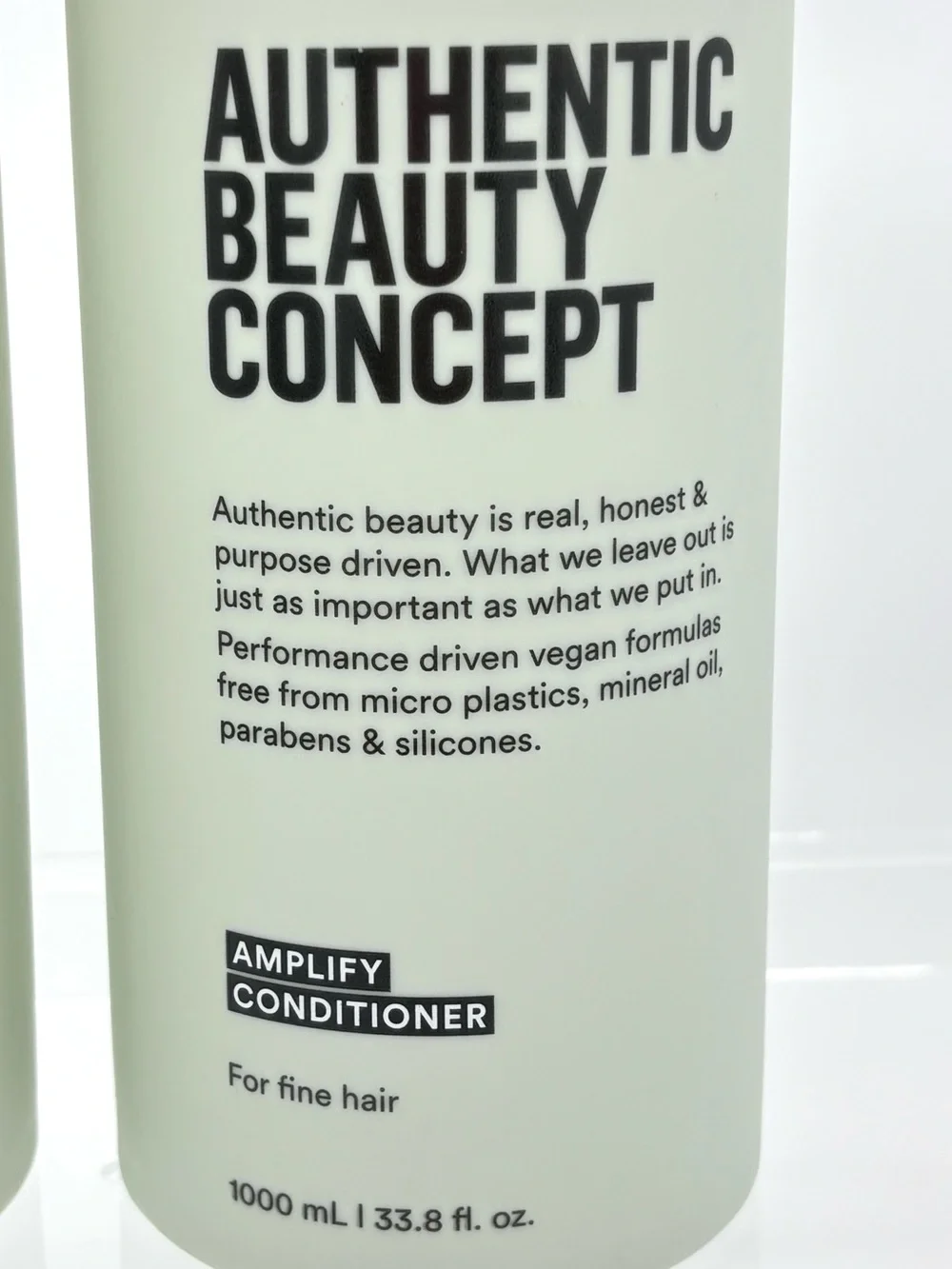 Authentic Beauty Concept Amplify Cleanser Conditioner Set 33.8 Vegan Fine Hair